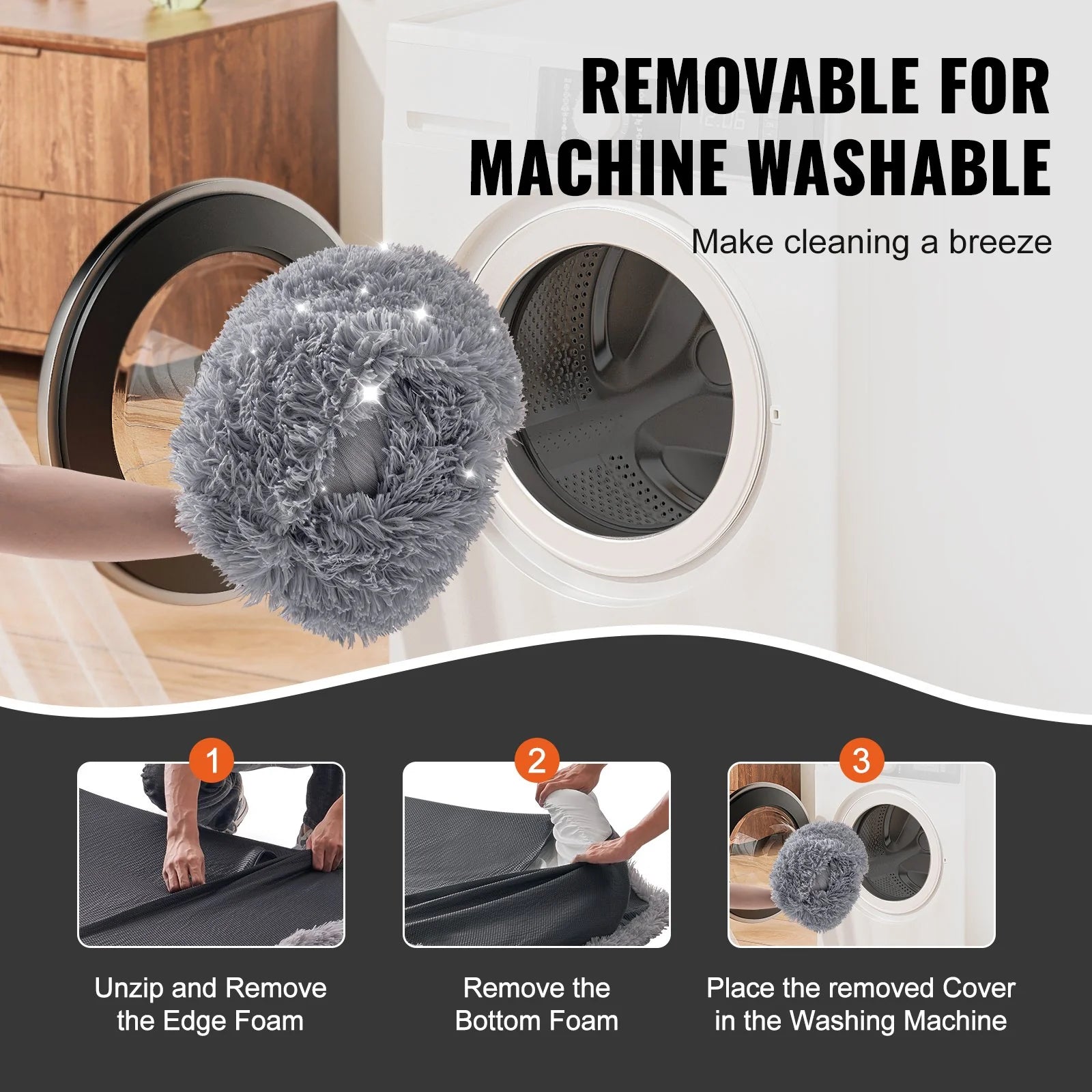 Premium Dog Large Human Size Dog Bed Washable 