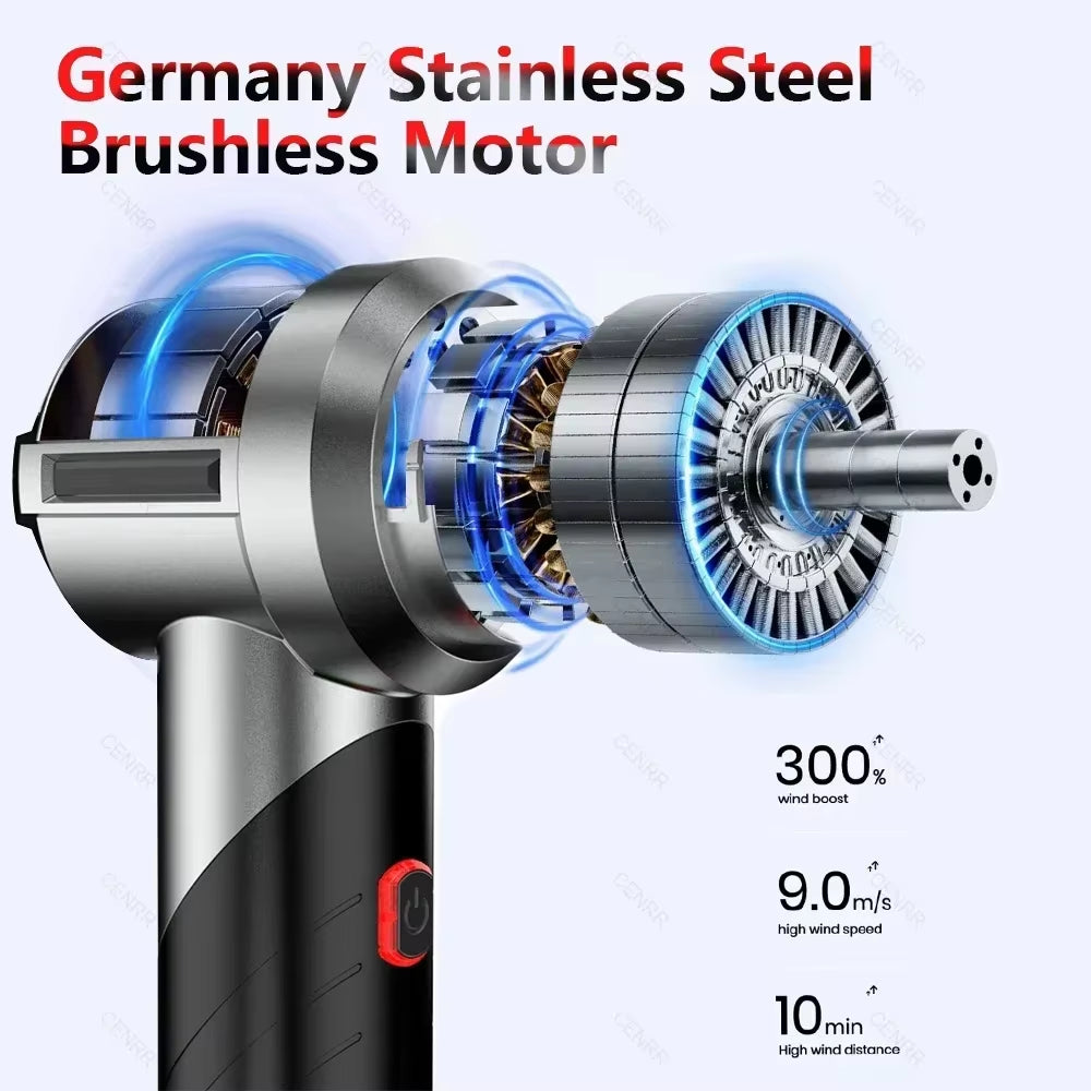 Mini Car Vacuum Cleaner 998000PA Strong Suction Portable Handheld Vacuum Cleaner Wireless Powerful Car Vacuum Cleaner
