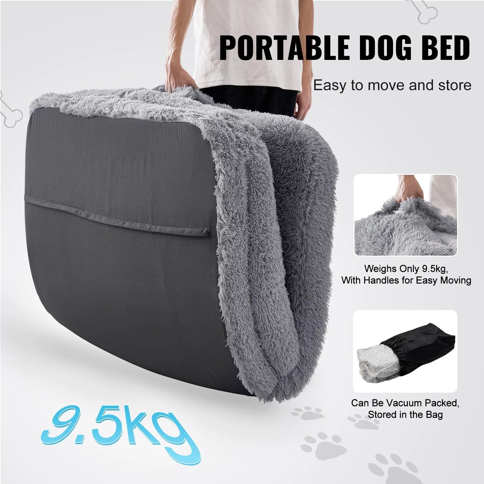 Premium Dog Large Human Size Dog Bed Washable 